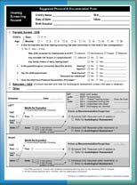 hearing screening protocol and documentation form